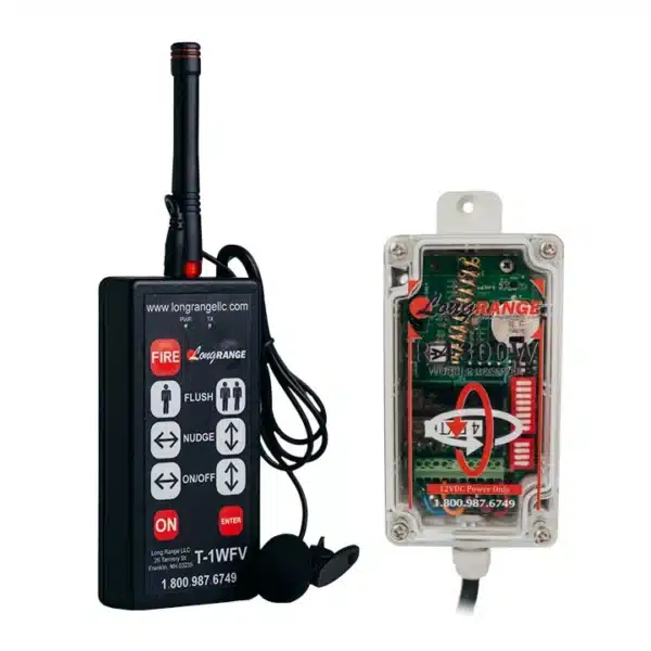 LongRange T-1WFV & R4300 Wobble Receiver w/Voice and Plug